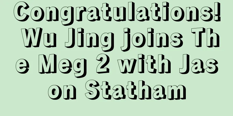 Congratulations! Wu Jing joins The Meg 2 with Jason Statham