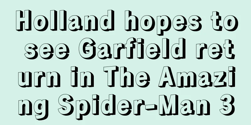 Holland hopes to see Garfield return in The Amazing Spider-Man 3
