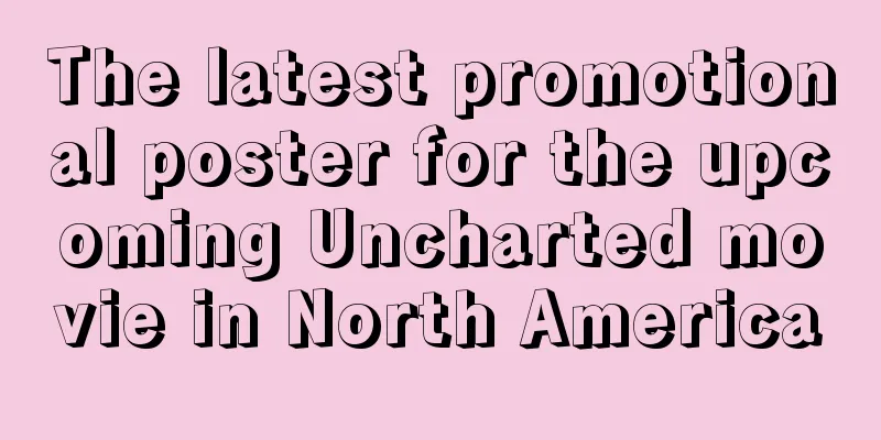 The latest promotional poster for the upcoming Uncharted movie in North America