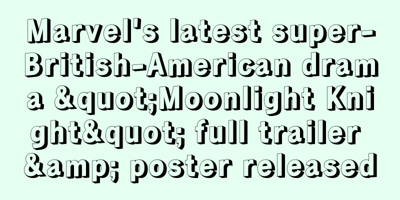 Marvel's latest super-British-American drama "Moonlight Knight" full trailer & poster released