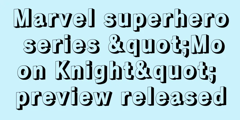 Marvel superhero series "Moon Knight" preview released