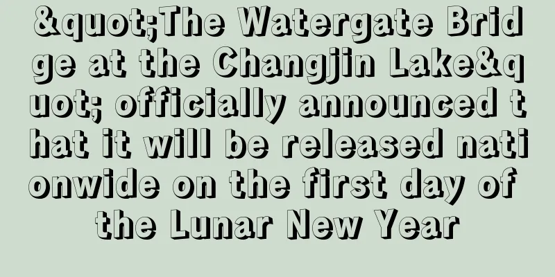 "The Watergate Bridge at the Changjin Lake" officially announced that it will be released nationwide on the first day of the Lunar New Year