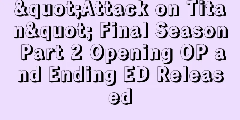 "Attack on Titan" Final Season Part 2 Opening OP and Ending ED Released