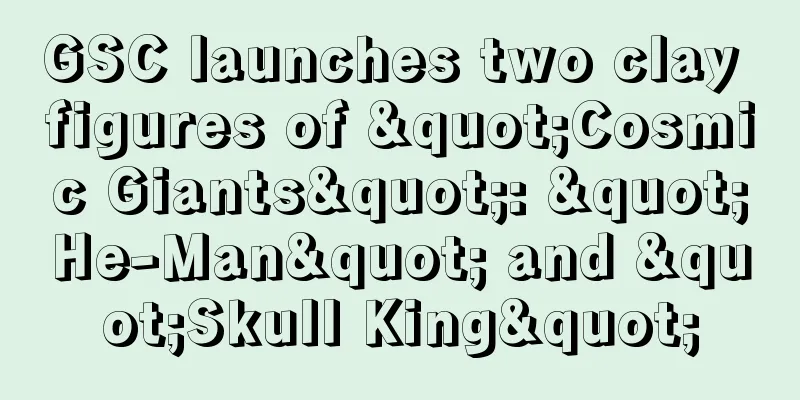GSC launches two clay figures of "Cosmic Giants": "He-Man" and "Skull King"
