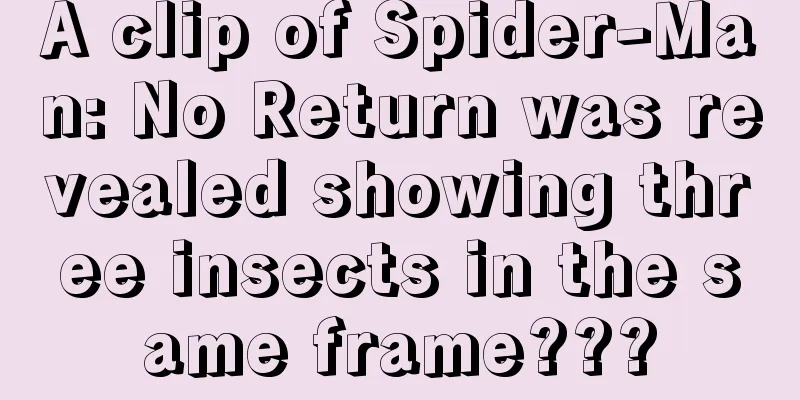 A clip of Spider-Man: No Return was revealed showing three insects in the same frame???