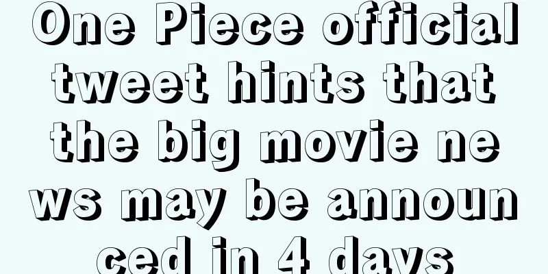 One Piece official tweet hints that the big movie news may be announced in 4 days