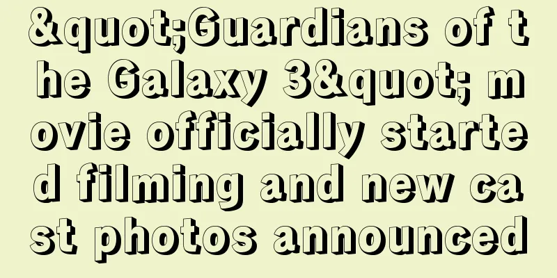 "Guardians of the Galaxy 3" movie officially started filming and new cast photos announced