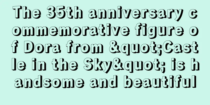 The 35th anniversary commemorative figure of Dora from "Castle in the Sky" is handsome and beautiful