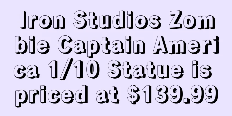 Iron Studios Zombie Captain America 1/10 Statue is priced at $139.99