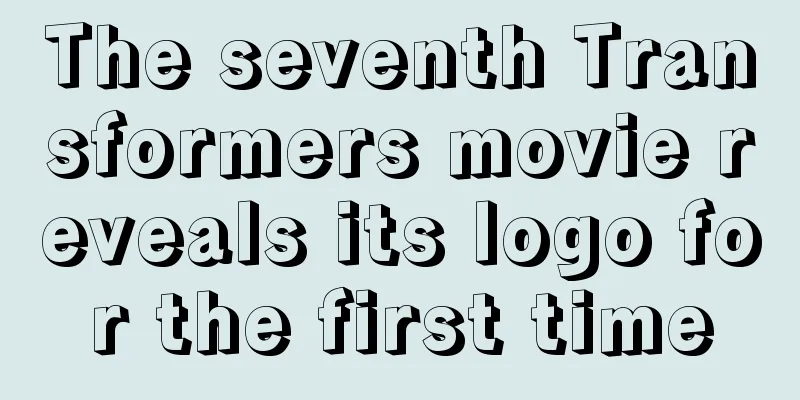 The seventh Transformers movie reveals its logo for the first time