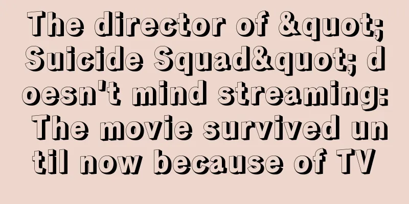 The director of "Suicide Squad" doesn't mind streaming: The movie survived until now because of TV