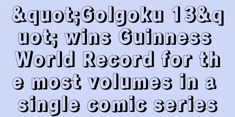 "Golgoku 13" wins Guinness World Record for the most volumes in a single comic series