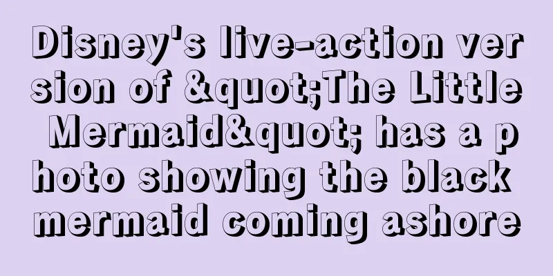 Disney's live-action version of "The Little Mermaid" has a photo showing the black mermaid coming ashore
