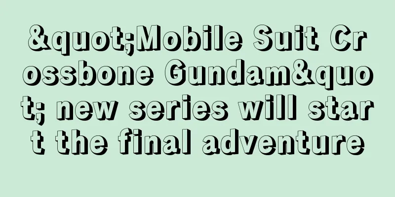 "Mobile Suit Crossbone Gundam" new series will start the final adventure