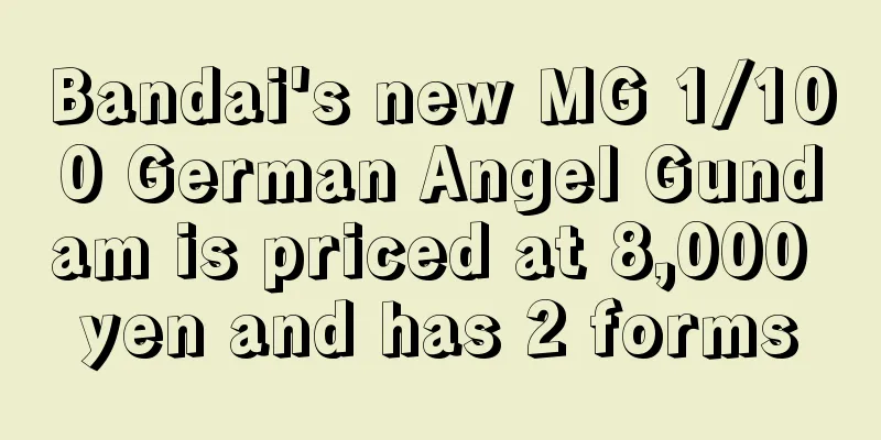 Bandai's new MG 1/100 German Angel Gundam is priced at 8,000 yen and has 2 forms