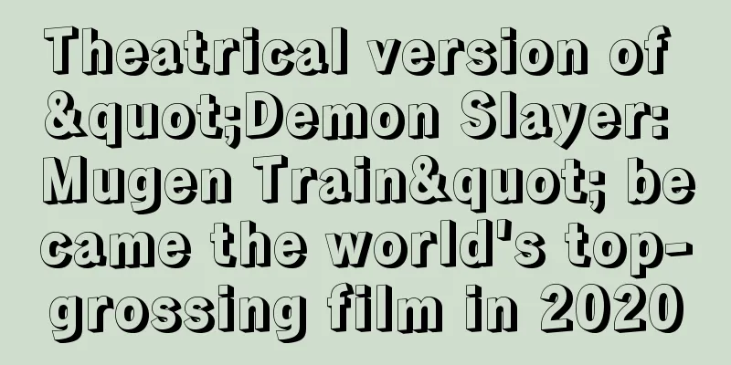 Theatrical version of "Demon Slayer: Mugen Train" became the world's top-grossing film in 2020