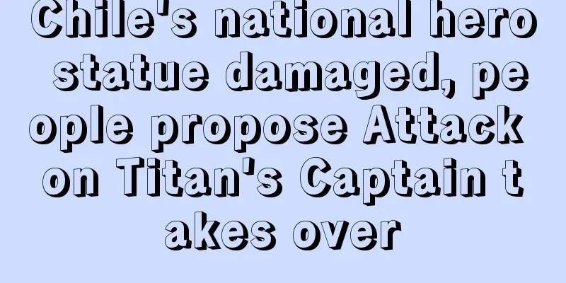 Chile's national hero statue damaged, people propose Attack on Titan's Captain takes over