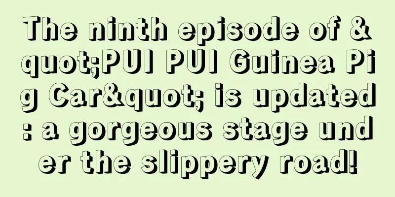 The ninth episode of "PUI PUI Guinea Pig Car" is updated: a gorgeous stage under the slippery road!