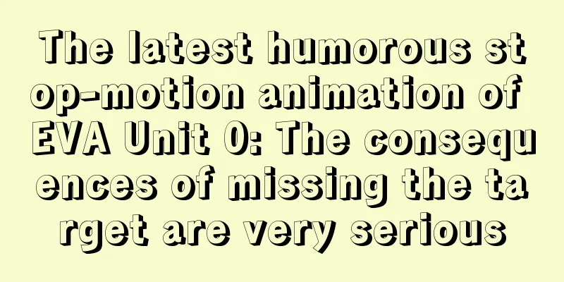 The latest humorous stop-motion animation of EVA Unit 0: The consequences of missing the target are very serious
