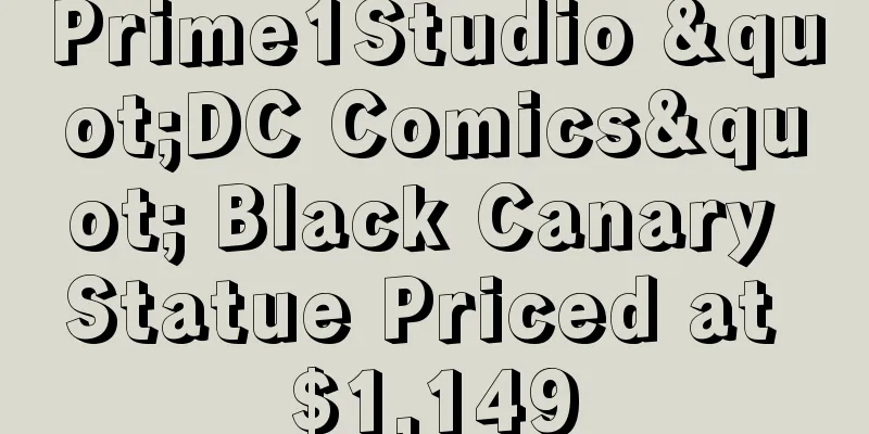 Prime1Studio "DC Comics" Black Canary Statue Priced at $1,149