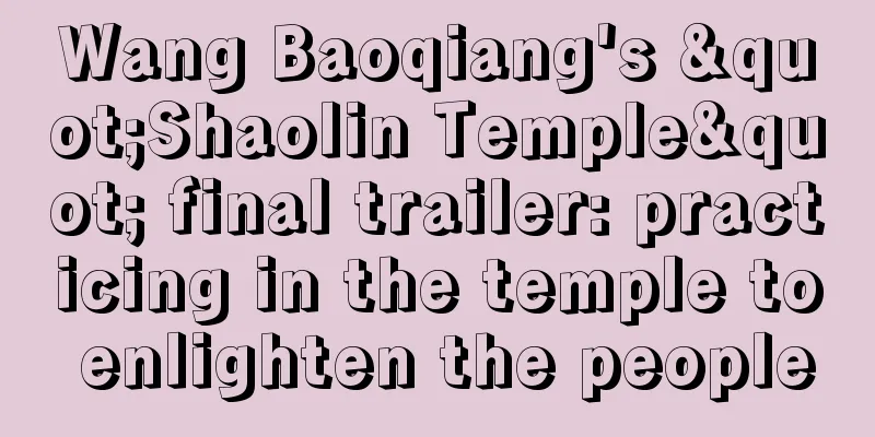 Wang Baoqiang's "Shaolin Temple" final trailer: practicing in the temple to enlighten the people