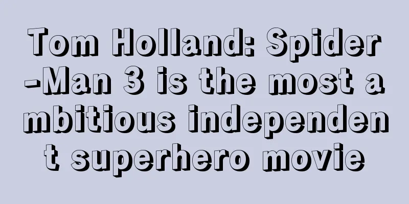 Tom Holland: Spider-Man 3 is the most ambitious independent superhero movie