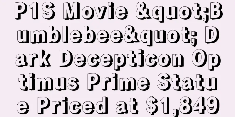 P1S Movie "Bumblebee" Dark Decepticon Optimus Prime Statue Priced at $1,849