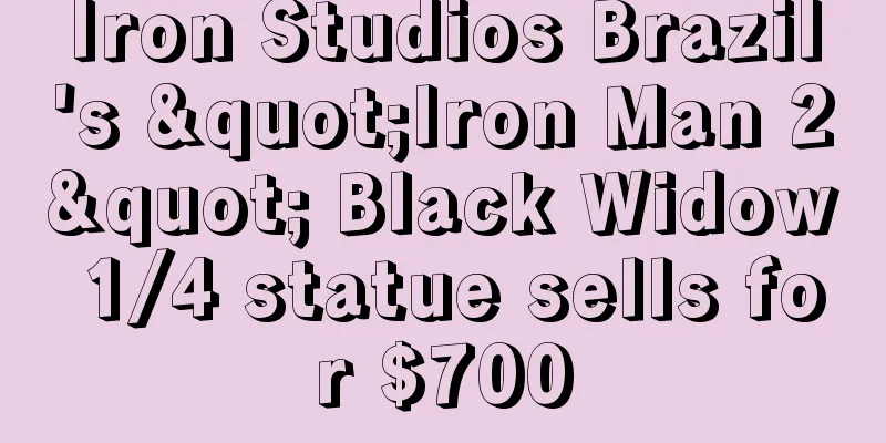 Iron Studios Brazil's "Iron Man 2" Black Widow 1/4 statue sells for $700