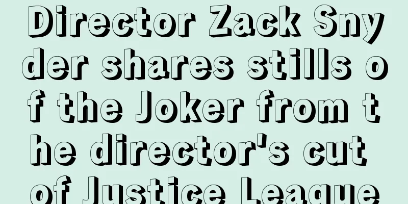 Director Zack Snyder shares stills of the Joker from the director's cut of Justice League