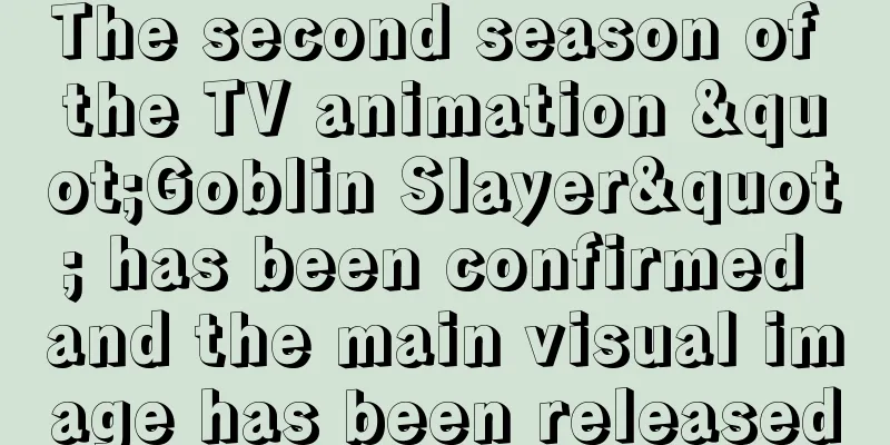 The second season of the TV animation "Goblin Slayer" has been confirmed and the main visual image has been released