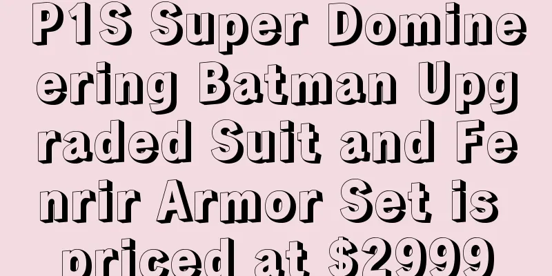 P1S Super Domineering Batman Upgraded Suit and Fenrir Armor Set is priced at $2999
