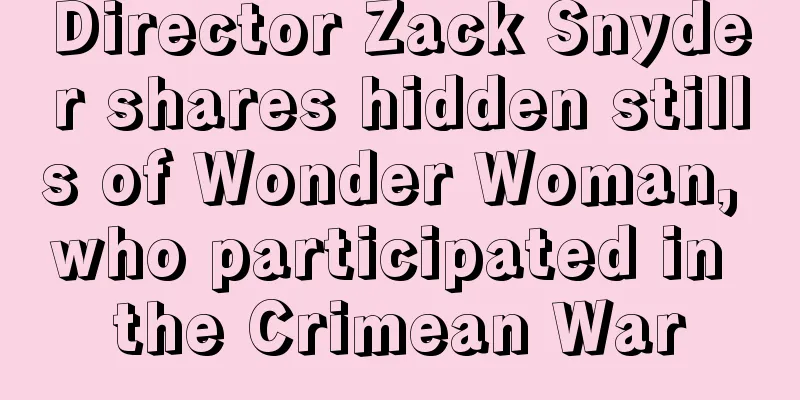 Director Zack Snyder shares hidden stills of Wonder Woman, who participated in the Crimean War