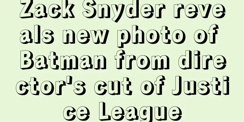 Zack Snyder reveals new photo of Batman from director's cut of Justice League