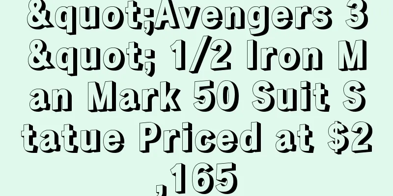 "Avengers 3" 1/2 Iron Man Mark 50 Suit Statue Priced at $2,165