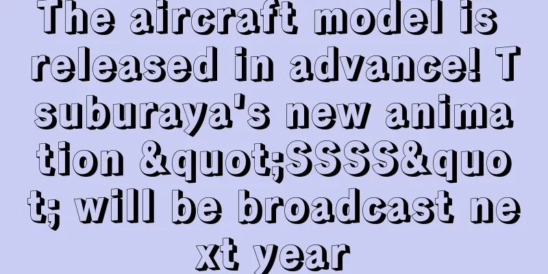 The aircraft model is released in advance! Tsuburaya's new animation "SSSS" will be broadcast next year