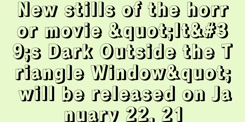 New stills of the horror movie "It's Dark Outside the Triangle Window" will be released on January 22, 21