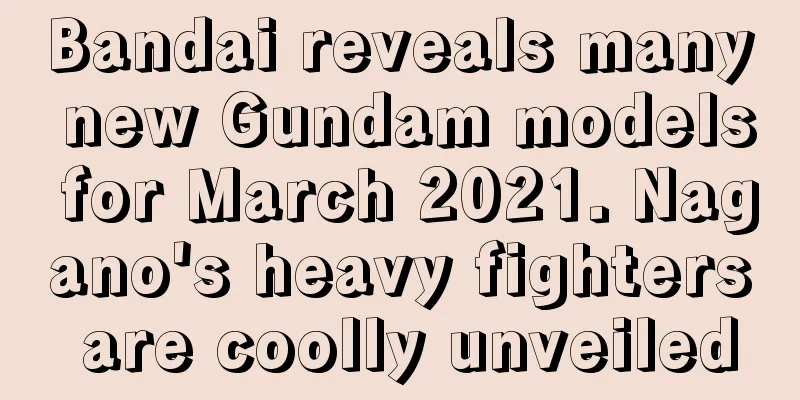 Bandai reveals many new Gundam models for March 2021. Nagano's heavy fighters are coolly unveiled