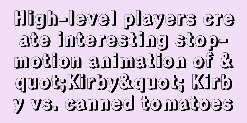 High-level players create interesting stop-motion animation of "Kirby" Kirby vs. canned tomatoes