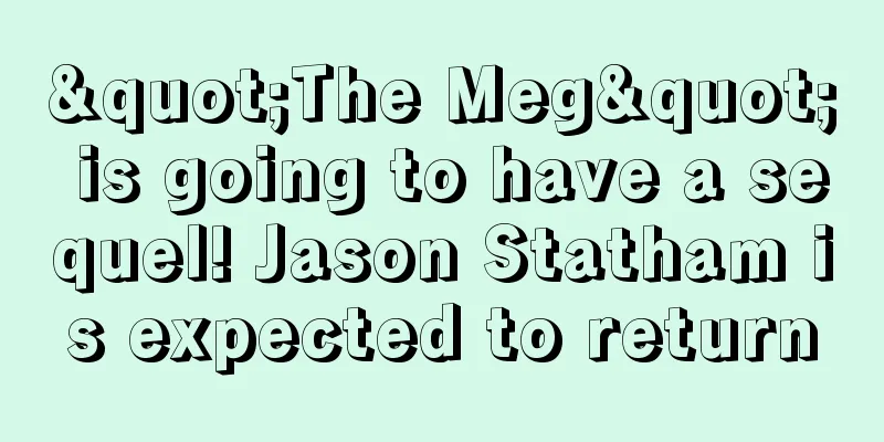 "The Meg" is going to have a sequel! Jason Statham is expected to return