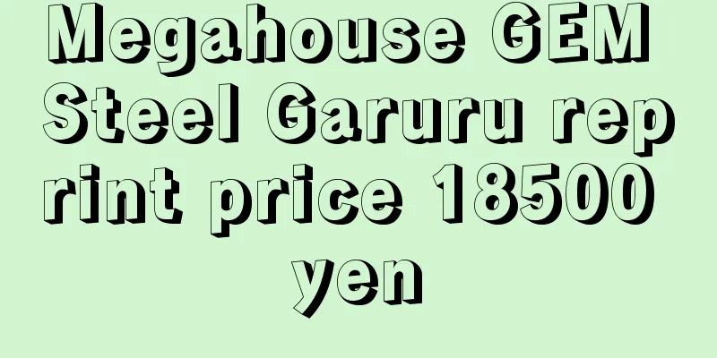 Megahouse GEM Steel Garuru reprint price 18500 yen