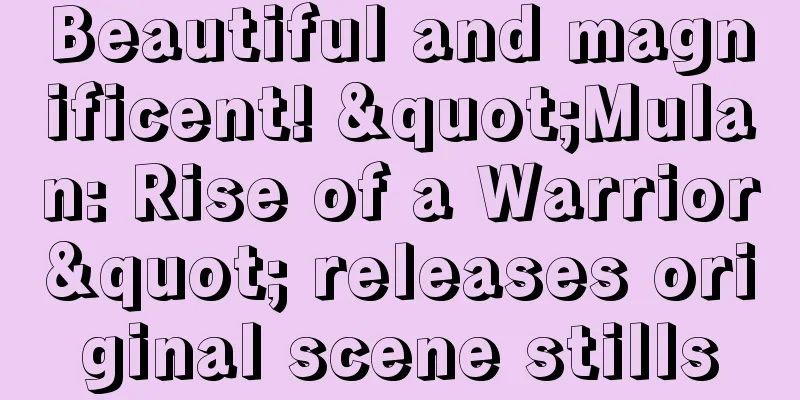 Beautiful and magnificent! "Mulan: Rise of a Warrior" releases original scene stills