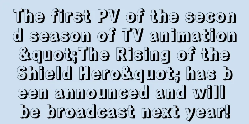 The first PV of the second season of TV animation "The Rising of the Shield Hero" has been announced and will be broadcast next year!