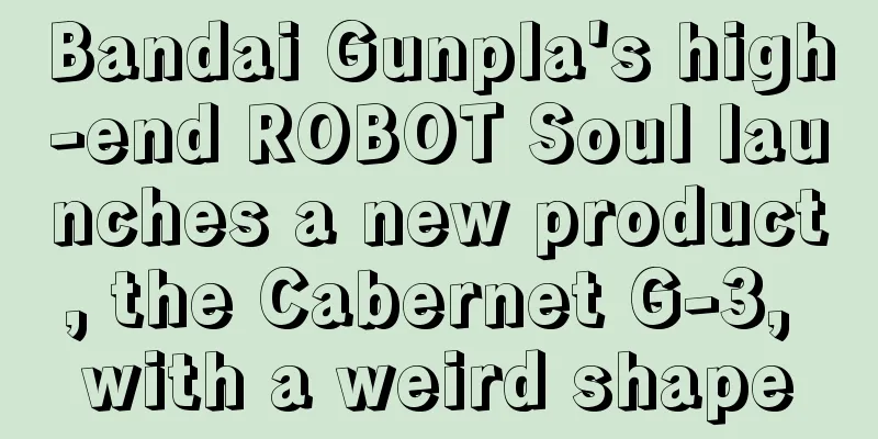 Bandai Gunpla's high-end ROBOT Soul launches a new product, the Cabernet G-3, with a weird shape