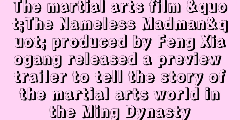 The martial arts film "The Nameless Madman" produced by Feng Xiaogang released a preview trailer to tell the story of the martial arts world in the Ming Dynasty