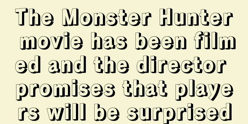 The Monster Hunter movie has been filmed and the director promises that players will be surprised