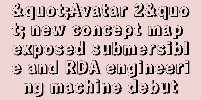 "Avatar 2" new concept map exposed submersible and RDA engineering machine debut