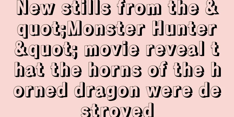 New stills from the "Monster Hunter" movie reveal that the horns of the horned dragon were destroyed