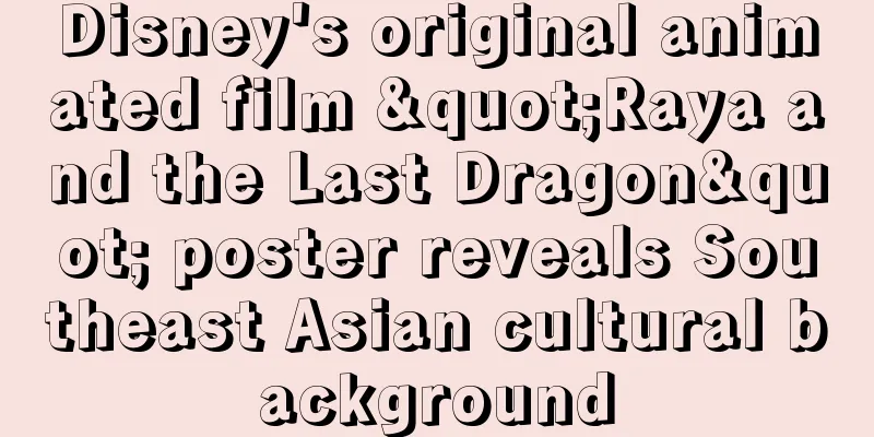 Disney's original animated film "Raya and the Last Dragon" poster reveals Southeast Asian cultural background