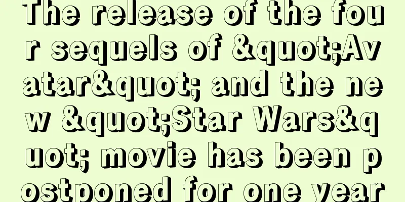 The release of the four sequels of "Avatar" and the new "Star Wars" movie has been postponed for one year