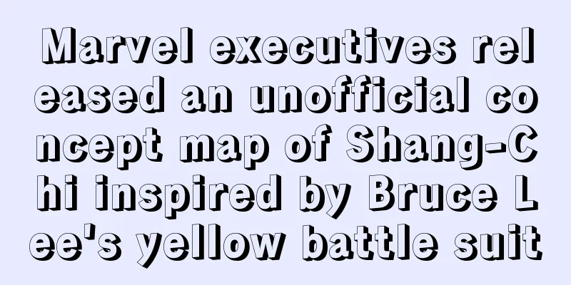 Marvel executives released an unofficial concept map of Shang-Chi inspired by Bruce Lee's yellow battle suit